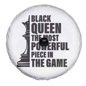 Chess Lover Spare Tire Cover Black Queen The Most Powerful Piece In The Game Checkmate TS11 Print Your Wear