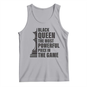 Chess Lover Tank Top Black Queen The Most Powerful Piece In The Game Checkmate TS11 Athletic Heather Print Your Wear