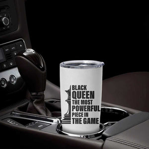 Chess Lover Tumbler Cup Black Queen The Most Powerful Piece In The Game Checkmate TS11 Print Your Wear