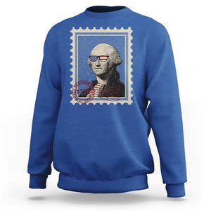 Funny 4th Of July Sweatshirt It's Only Treason If You Lose American Flag TS11 Royal Blue Print Your Wear