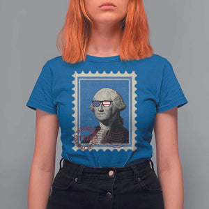 Funny 4th Of July T Shirt For Women It's Only Treason If You Lose American Flag TS11 Royal Blue Print Your Wear