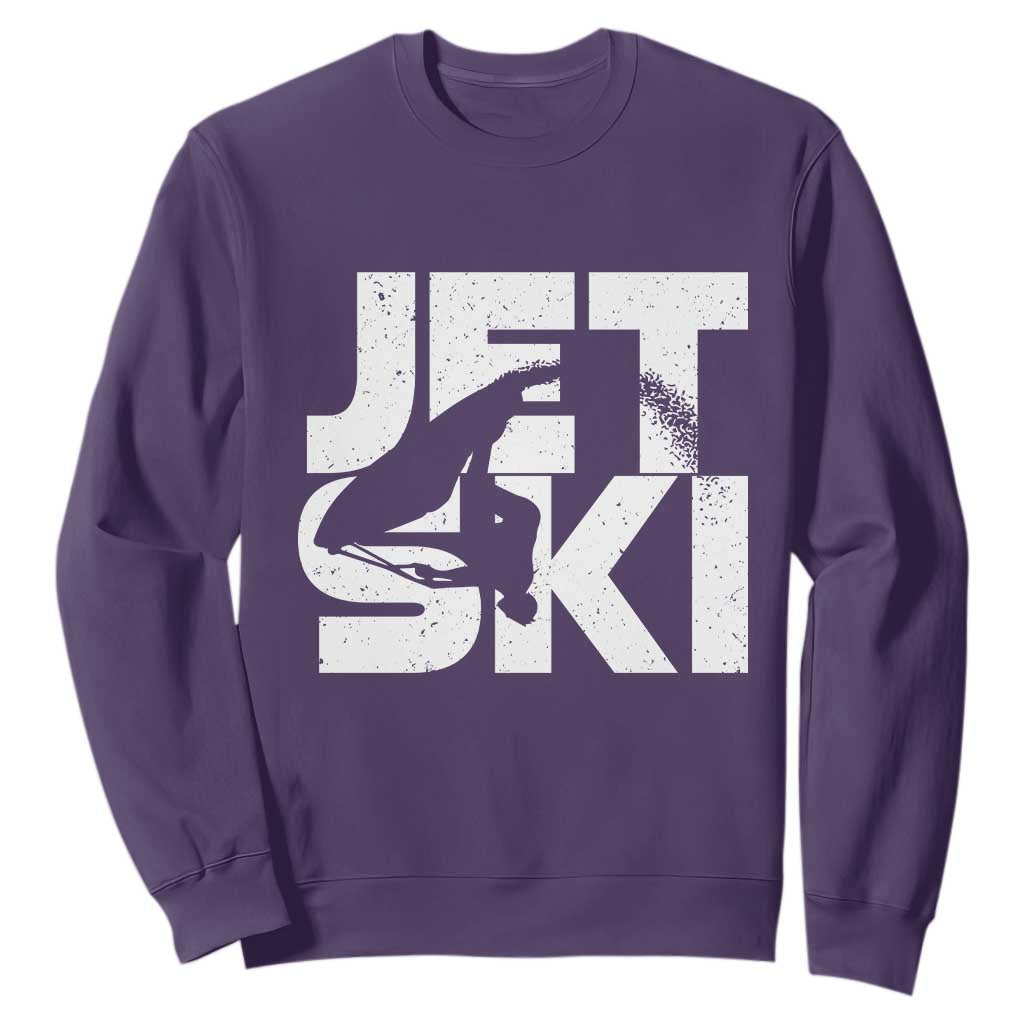 Jet Ski Rider Sweatshirt Water Sports Watercraft Skiing Jetski TS11 Purple Print Your Wear
