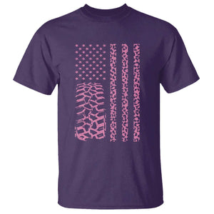 Off Road Car Wheel Pink Leopard Print American Flag T Shirt TS11 Purple Print Your Wear