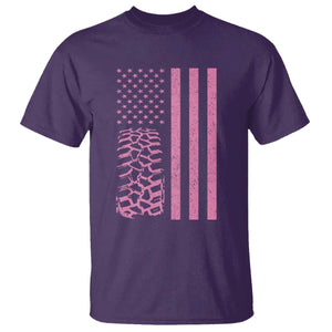 Off Road Car Wheel Vintage Pink American Flag T Shirt TS11 Purple Print Your Wear