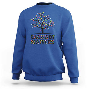 Happy Dot Day Sweatshirt Each Dot Matters Colorful Dots Tree TS11 Royal Blue Print Your Wear