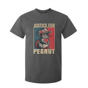 Justice For Peanut The Squirrel 2024 T Shirt For Kid TS11 Dark Heather Print Your Wear