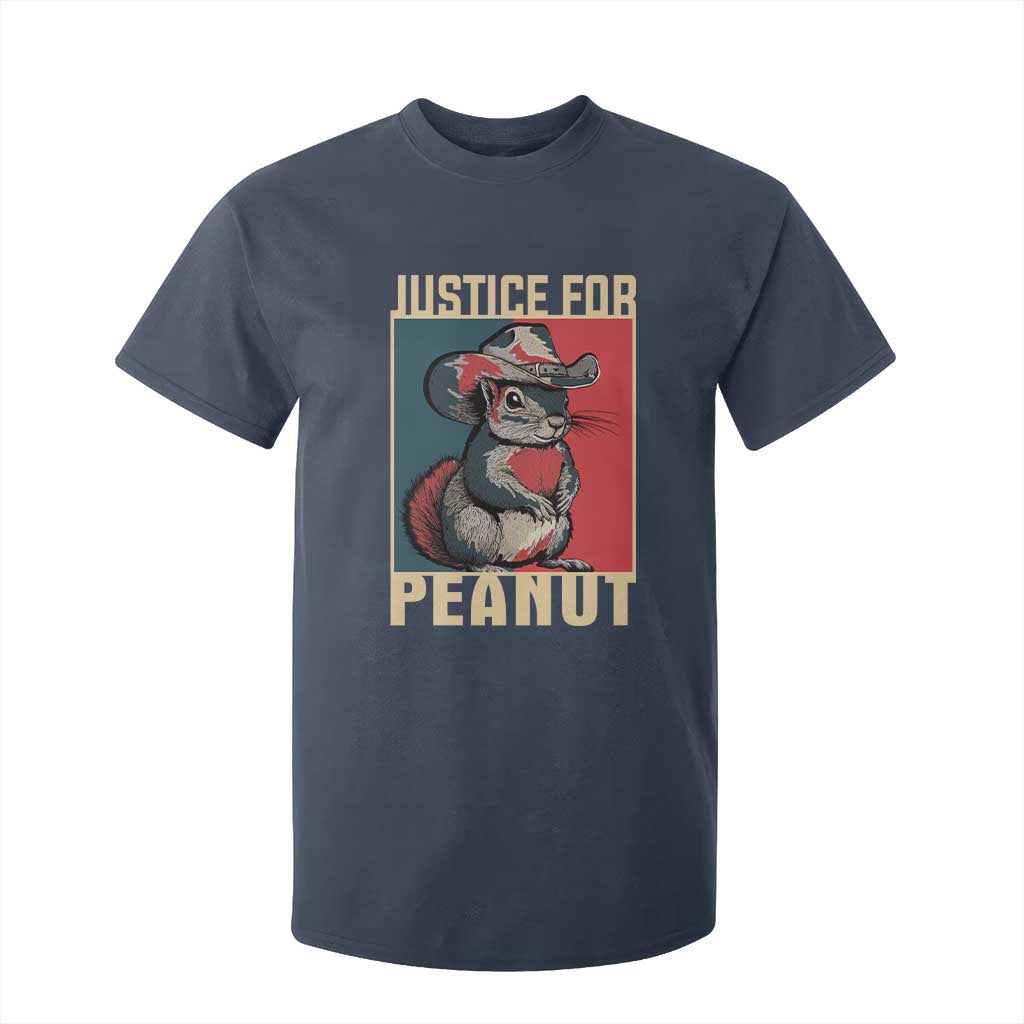 Justice For Peanut The Squirrel 2024 T Shirt For Kid TS11 Navy Print Your Wear