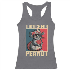 Justice For Peanut The Squirrel 2024 Racerback Tank Top TS11 Charcoal Print Your Wear