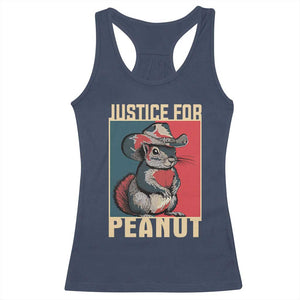 Justice For Peanut The Squirrel 2024 Racerback Tank Top TS11 Navy Print Your Wear