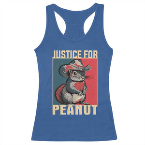 Justice For Peanut The Squirrel 2024 Racerback Tank Top TS11 Royal Blue Print Your Wear