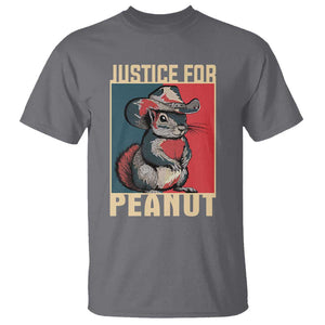 Justice For Peanut The Squirrel 2024 T Shirt TS11 Charcoal Print Your Wear