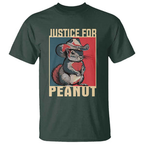 Justice For Peanut The Squirrel 2024 T Shirt TS11 Dark Forest Green Print Your Wear