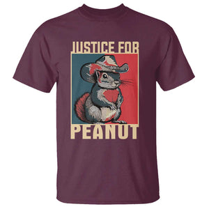 Justice For Peanut The Squirrel 2024 T Shirt TS11 Maroon Print Your Wear