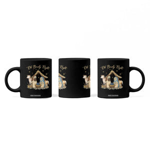Funny Christmas Bowling Coffee Mug Oh Bowly Night Nativity Scene Bowling Pins TS11 Print Your Wear