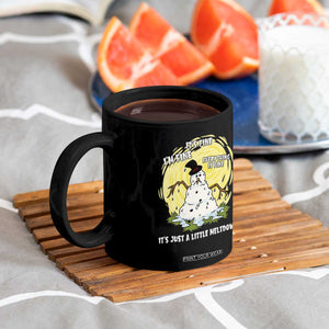 Funny It Is Fine I Am Fine Everything Is Fine Its Just A Little Meltdown Coffee Mug Christmas Snowman TS11 Print Your Wear
