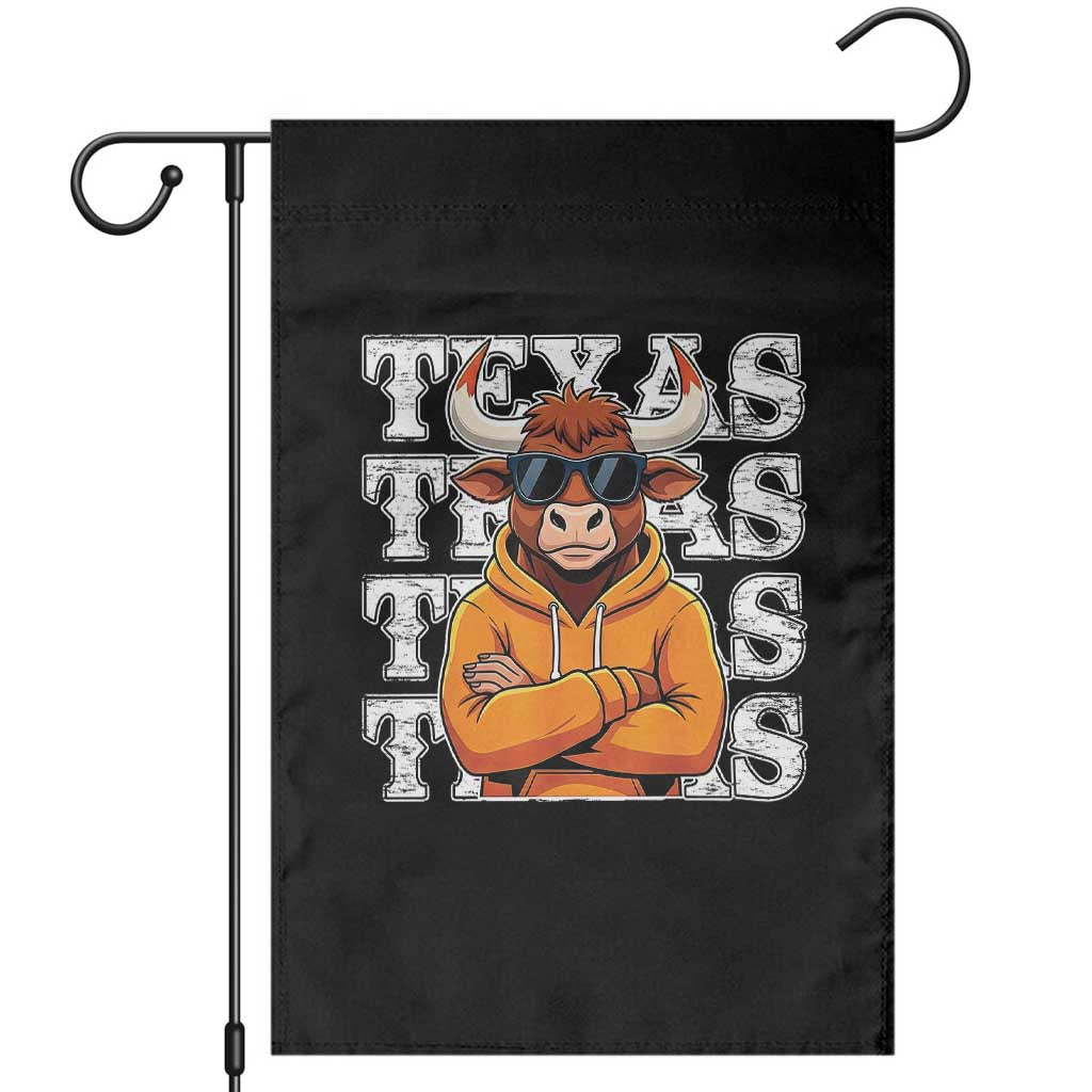 TFL Football Lover Garden Flag Vintage Orange Cow Sunglasses Game Day TS11 Black Print Your Wear
