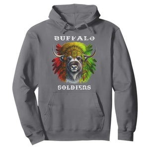 Buffalo Soldiers Hoodie African American Heros Black History Month TS11 Charcoal Print Your Wear