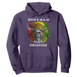 Buffalo Soldiers Hoodie African American Heros Black History Month TS11 Purple Print Your Wear