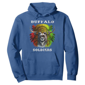 Buffalo Soldiers Hoodie African American Heros Black History Month TS11 Royal Blue Print Your Wear