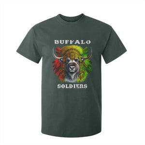 Buffalo Soldiers T Shirt For Kid African American Heros Black History Month TS11 Dark Forest Green Print Your Wear