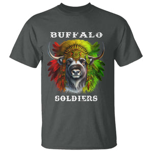 Buffalo Soldiers T Shirt African American Heros Black History Month TS11 Dark Heather Print Your Wear