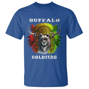 Buffalo Soldiers T Shirt African American Heros Black History Month TS11 Royal Blue Print Your Wear