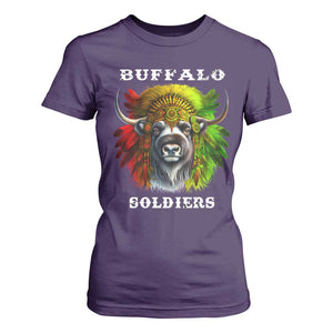 Buffalo Soldiers T Shirt For Women African American Heros Black History Month TS11 Purple Print Your Wear