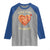 Funny Pizza Is My Valentine Raglan Shirt Valentine's Day Heart Pepperoni Slice TS11 Sport Gray Royal Print Your Wear