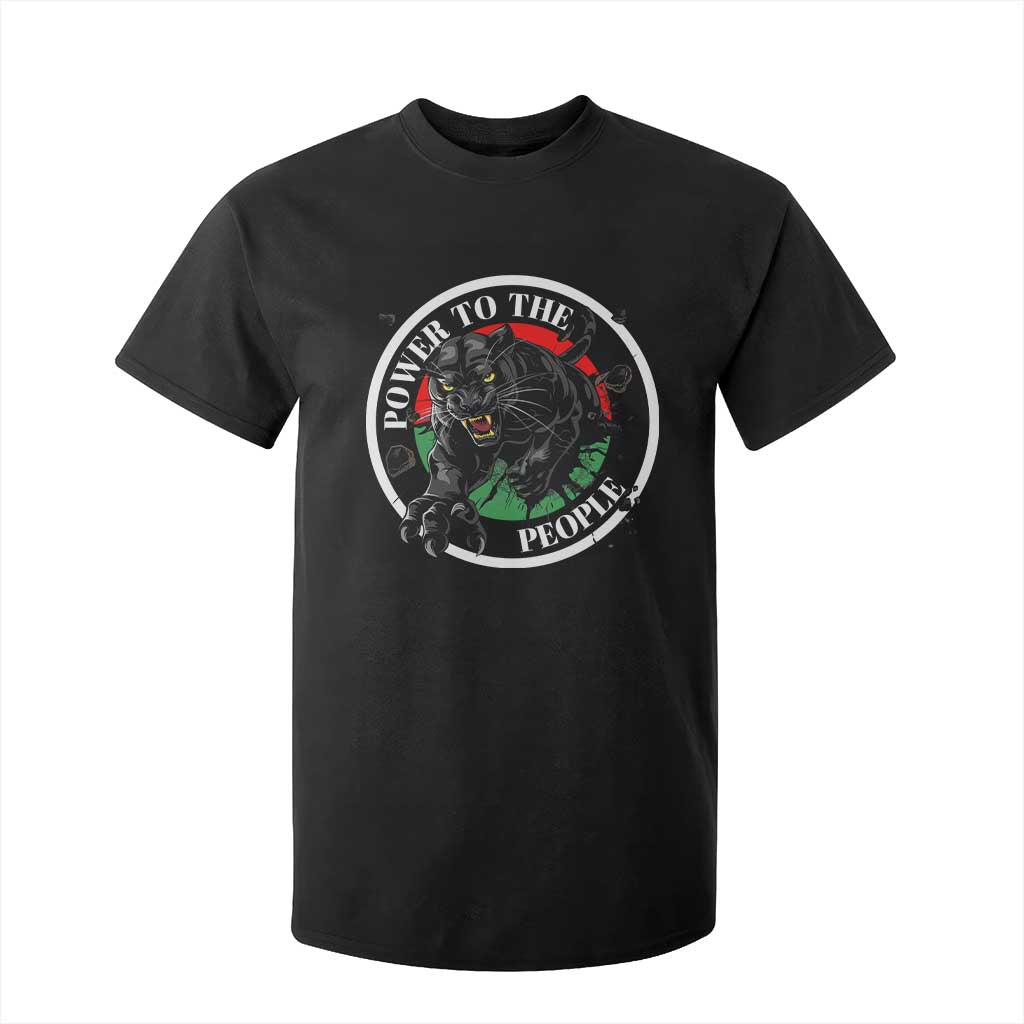 Power To The People Black Panther Party T Shirt For Kid Black History Month TS11 Black Print Your Wear