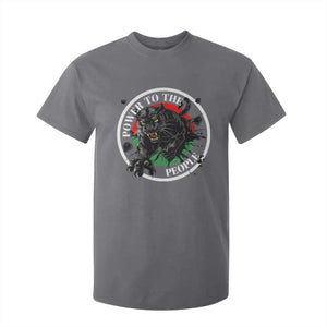 Power To The People Black Panther Party T Shirt For Kid Black History Month TS11 Charcoal Print Your Wear