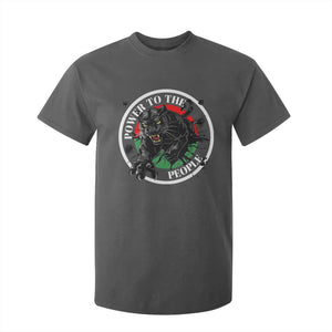 Power To The People Black Panther Party T Shirt For Kid Black History Month TS11 Dark Heather Print Your Wear