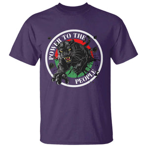 Power To The People Black Panther Party T Shirt Black History Month TS11 Purple Print Your Wear