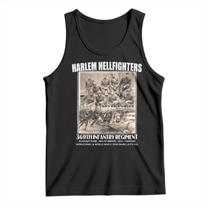 Never Forget Harlem Hellfighters Tank Top 369TH Infantry Regiment Black God Damn Let's Go TS11 Black Print Your Wear
