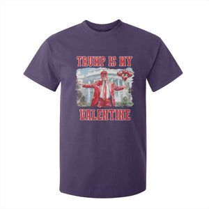 Funny Trump Is My Valentine T Shirt For Kid Valentine's Day Red Trump White House TS11 Purple Print Your Wear