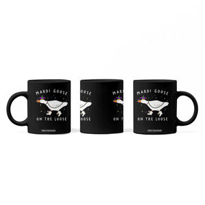 Mardi Goose On The Loose Coffee Mug Funny Mardi Gras Carnival Parade TS11 Print Your Wear