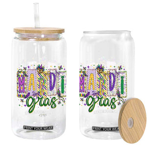 Mardi Gras Glass Can New Orleans Carnival Girly Fat Tuesday TS11 Print Your Wear
