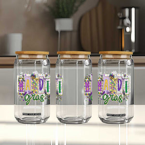Mardi Gras Glass Can New Orleans Carnival Girly Fat Tuesday TS11 Print Your Wear