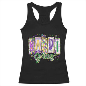 Mardi Gras Racerback Tank Top New Orleans Carnival Girly Fat Tuesday TS11 Black Print Your Wear