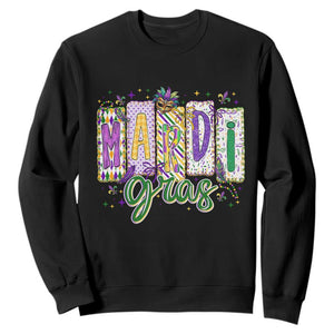 Mardi Gras Sweatshirt New Orleans Carnival Girly Fat Tuesday TS11 Black Print Your Wear