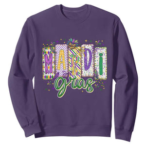 Mardi Gras Sweatshirt New Orleans Carnival Girly Fat Tuesday TS11 Purple Print Your Wear