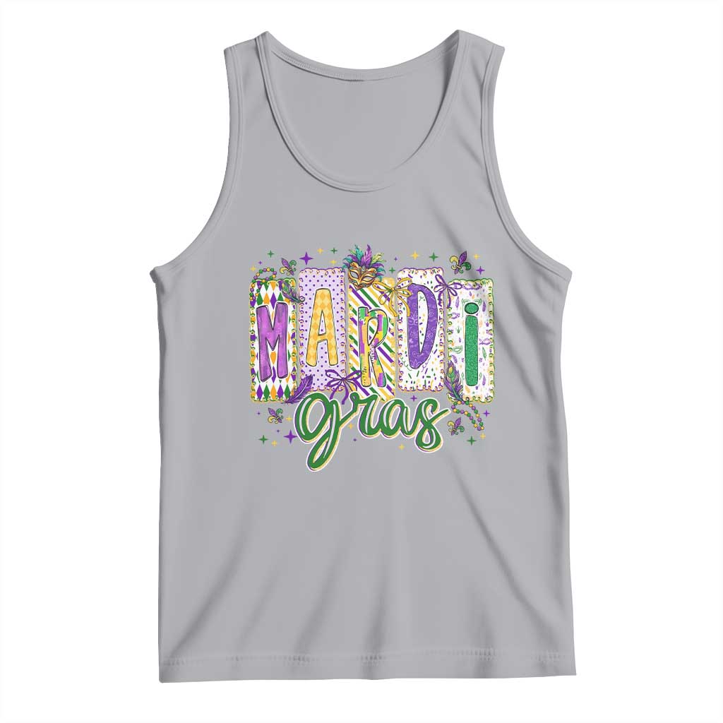 Mardi Gras Tank Top New Orleans Carnival Girly Fat Tuesday TS11 Athletic Heather Print Your Wear