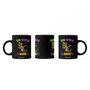 Funny 67 Mardi Gras Alligator Coffee Mug Six Seven Bruh Mardigator Dabbing Crocodile TS11 Print Your Wear
