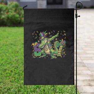 Funny Dabbing Alligator 67 Mardi Gras Six Seven Meme Garden Flag TS11 Print Your Wear