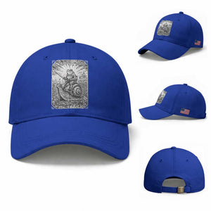 Funny Medieval Frog Knight Riding Weirdcore Snail Baseball Cap