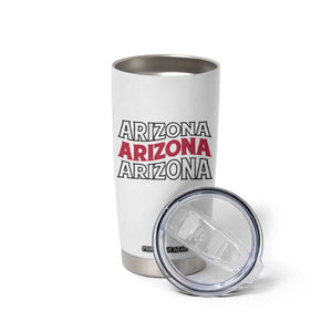 Retro Arizona Lover Tumbler Cup Groovy Typography Vintage 70s State TS12 Print Your Wear