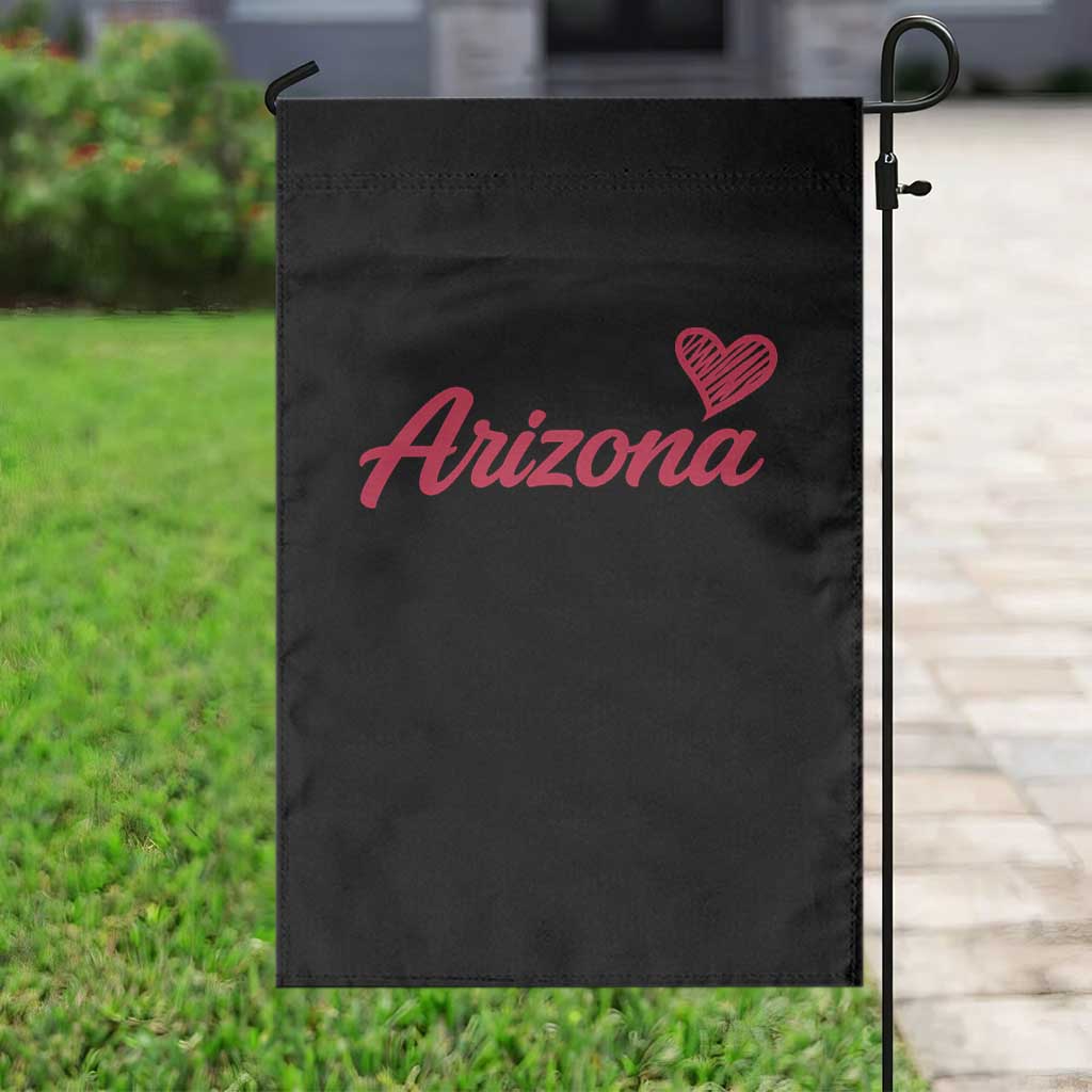 Arizona State Pride Garden Flag Clean Word Art Minimalist Graphic TS12 Print Your Wear