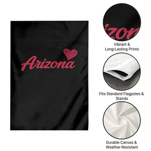 Arizona State Pride Garden Flag Clean Word Art Minimalist Graphic TS12 Print Your Wear
