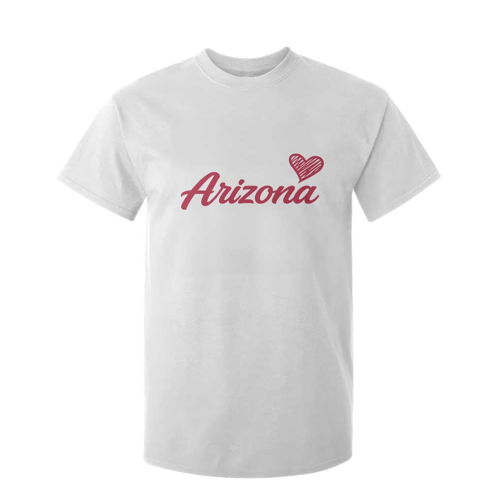 Arizona State Pride T Shirt For Kid Clean Word Art Minimalist Graphic TS12 White Print Your Wear
