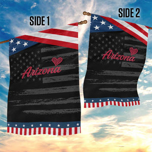 Arizona State Pride Garden Flag Clean Word Art Minimalist Graphic TS12 Print Your Wear