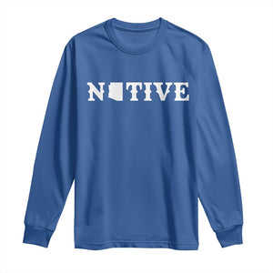 Local Arizona Native Long Sleeve Shirt AZ State Map Pride Gift TS12 Royal Blue Print Your Wear